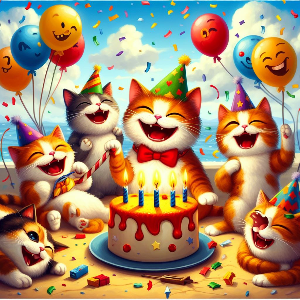 Chistes de Cumpleaños de gato