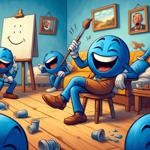 Chistes de Azul: ¡No te pongas triste, vamos a reír! Más de 100 chistes azules que te harán soltar carcajadas sin parar