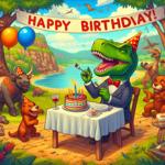 Chistes de Cumpleaños de dinosaurio